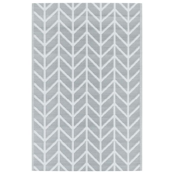 vidaXL Tapis d'ext&eacute;rieur ARAKIL Gris 190x290 cm PP