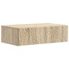 vidaXL Table d'appoint murale Ch&ecirc;ne Sonoma 87,5 x 34,5 x 17 cm