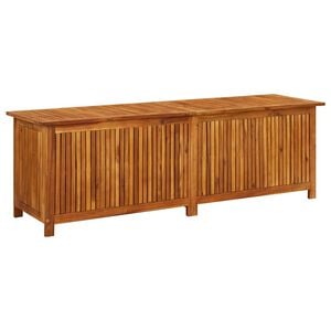 vidaXL Bo&icirc;te de rangement de jardin 175x50x58 cm Bois d'acacia solide