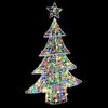 vidaXL Sapin de No&euml;l avec 100 LED Multicolore 120 cm Acrylique