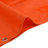 vidaXL B&acirc;che 650g / m&sup2; Orange 1 x 2,5 m Toile avec rev&ecirc;tement en PVC