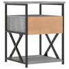 vidaXL Tables de chevet 2 pcs sonoma gris 40x42x55cm bois d'ing&eacute;nierie