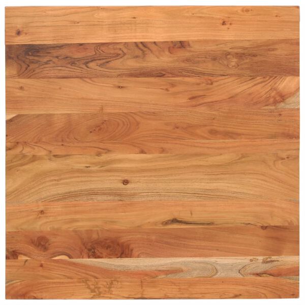 vidaXL Dessus de table 70x70x2,5 cm carr&eacute; bois massif d'acacia