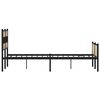 vidaXL Cadre de lit sans matelas ch&ecirc;ne sonoma 140x190 cm