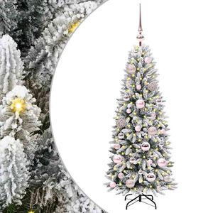 vidaXL Sapin de No&euml;l artificiel Blanc 120 cm