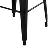 vidaXL Ensemble de bar 7 pcs Blanc et noir