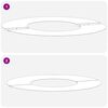 vidaXL adapt&eacute; pour anneau d'arbre plat Marron &Oslash;30 / 60 cm Acier patin&eacute;