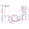 vidaXL Ensemble meuble TV 5 pcs Ch&ecirc;ne Sonoma Bois d'ing&eacute;nierie