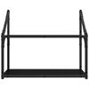 vidaXL Étagère Murale Chêne noir 60 x 21 x 51 cm Bois d'ingénierie