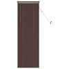vidaXL Store V&eacute;nitien R&eacute;glable Marron fonc&eacute; avec motif 150 x 40 cm PVC