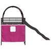 vidaXL Lit mezzanine pour enfants Noir et rose 99,5 x 200 cm M&eacute;tал