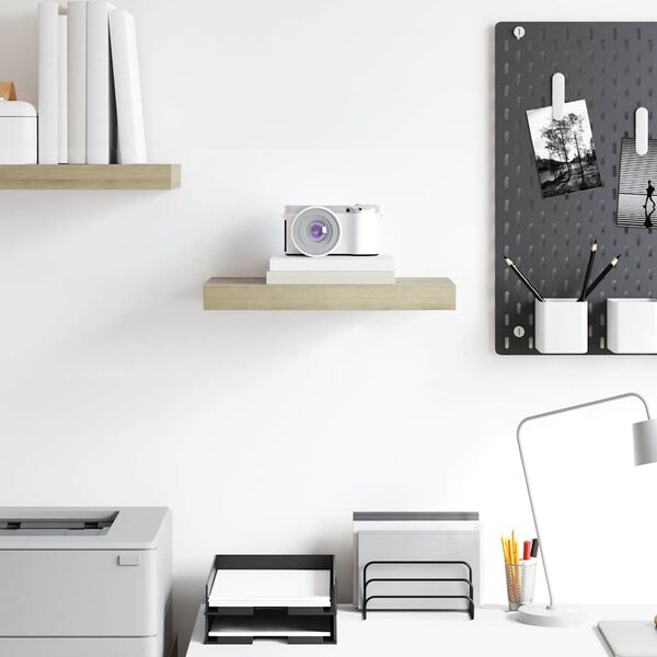 vidaXL &Eacute;tag&egrave;re murale flottante ch&ecirc;ne 40x23x3,8 cm MDF