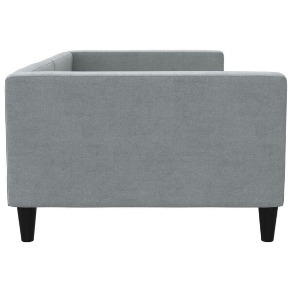 vidaXL Lit de repos gris clair 100x200 cm tissu