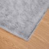 vidaXL Tapis en Fourrure Synthétique de Lapin Olite Gris 240 x 340 cm