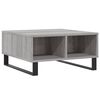 vidaXL Table basse sonoma gris 60x60x30 cm bois d'ing&eacute;nierie