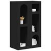 vidaXL Buffet Noir 59 x 35 x 100,5 cm Bois d'ing&eacute;nierie