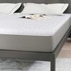 vidaXL Surmatelas en Coco Blanc 180 x 200 x 5 cm Tissu Jacquard