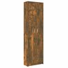 vidaXL Garde-robe couloir Ch&ecirc;ne fum&eacute; 55x25x189 cm Bois d'ing&eacute;nierie