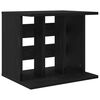 vidaXL Rangement de disques vinyles Ch&ecirc;ne noir 42 x 33 x 36 cm
