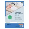 rillprint &Eacute;tiquettes autocollantes 210x297 mm 1000 feuilles Blanc