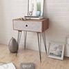 vidaXL Tables de chevet avec tiroir 2 pcs Marron
