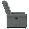 vidaXL Fauteuil inclinable &eacute;lectrique gris fonc&eacute; tissu