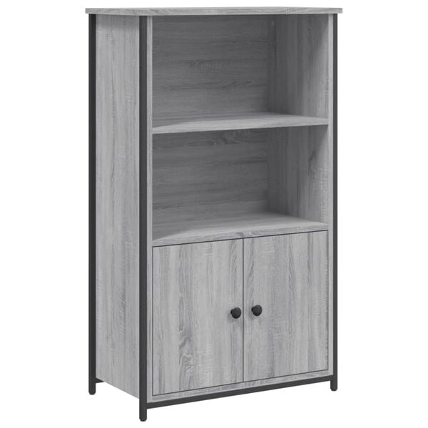 vidaXL Buffet haut sonoma gris 62x32x103,5 cm bois d'ing&eacute;nierie