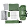 vidaXL Tente de camping tunnel 4 personnes vert imperméable