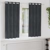 vidaXL Rideaux occultants 2 pcs Gris clair 140 x 175 cm Velours