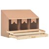 vidaXL Pondoir 3 compartiments 93x40x65 cm bois de pin massif