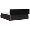 vidaXL Lit de Rangement Noir 200 x 200 cm Cuir synth&eacute;tique