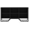 vidaXL Armoire &agrave; chaussures noir 90x38x45,5 cm bois d'ing&eacute;nierie