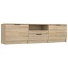 vidaXL Meuble TV Chêne Sonoma 140x35x40 cm Bois d'ingénierie
