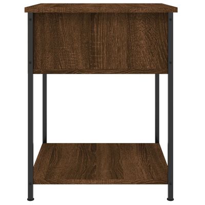 vidaXL Tables de chevet 2 pcs chêne marron 44x45x58 cm bois ingénierie