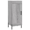vidaXL Buffet Sonoma gris 34,5x34x90 cm Bois d'ing&eacute;nierie