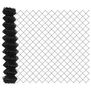 vidaXL Cl&ocirc;ture en treillis m&eacute;tallique 25 x 1,2 m Acier Gris