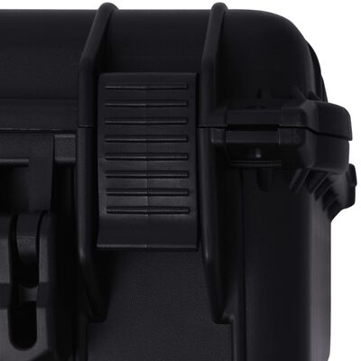 vidaXL Boîte de protection pour équipement 35 x 29,5 x 15 cm noir