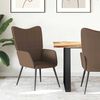 vidaXL Chaise de relaxation Marron Tissu