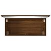 vidaXL Ensemble de meubles de salle de bain 2 pcs Ch&ecirc;ne marron
