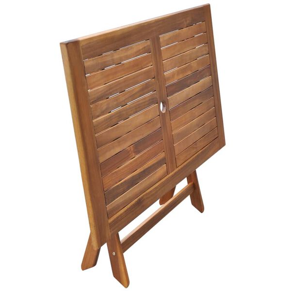 vidaXL Table de jardin 120x70x75 cm Bois d'acacia massif