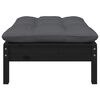vidaXL Salon de jardin 9 pcs avec coussins bois de pin massif