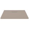 vidaXL Receveur de douche SMC Marron 90x90 cm