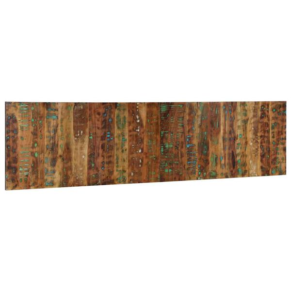vidaXL T&ecirc;te de lit multicolore 200 cm bois massif r&eacute;cup&eacute;ration