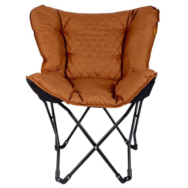 Bo-Camp Chaise papillon de camping pliable Himrod Argile