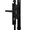 vidaXL Portail de jardin Acier 2,25 x 4 m Noir