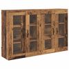 vidaXL Cabinets muraux 2 pcs Bois Ancien 69,5 x 34 x 90 cm