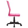 vidaXL Chaise de bureau Rose 44x52x100 cm Tissu en maille
