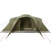vidaXL Tente familiale &agrave; d&ocirc;me 6 personnes vert olive imperm&eacute;able