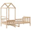 vidaXL Lit de jour avec toit sans matelas 90x200 cm bois massif