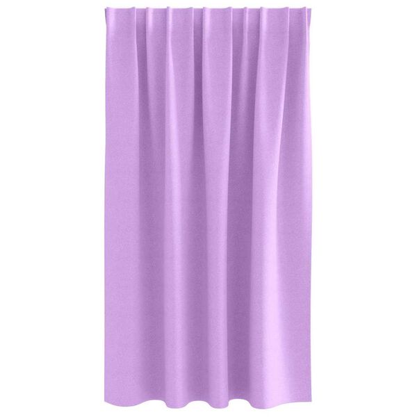 vidaXL Rideaux occultants avec anneaux 2 pcs Violet 140 x 140 cm